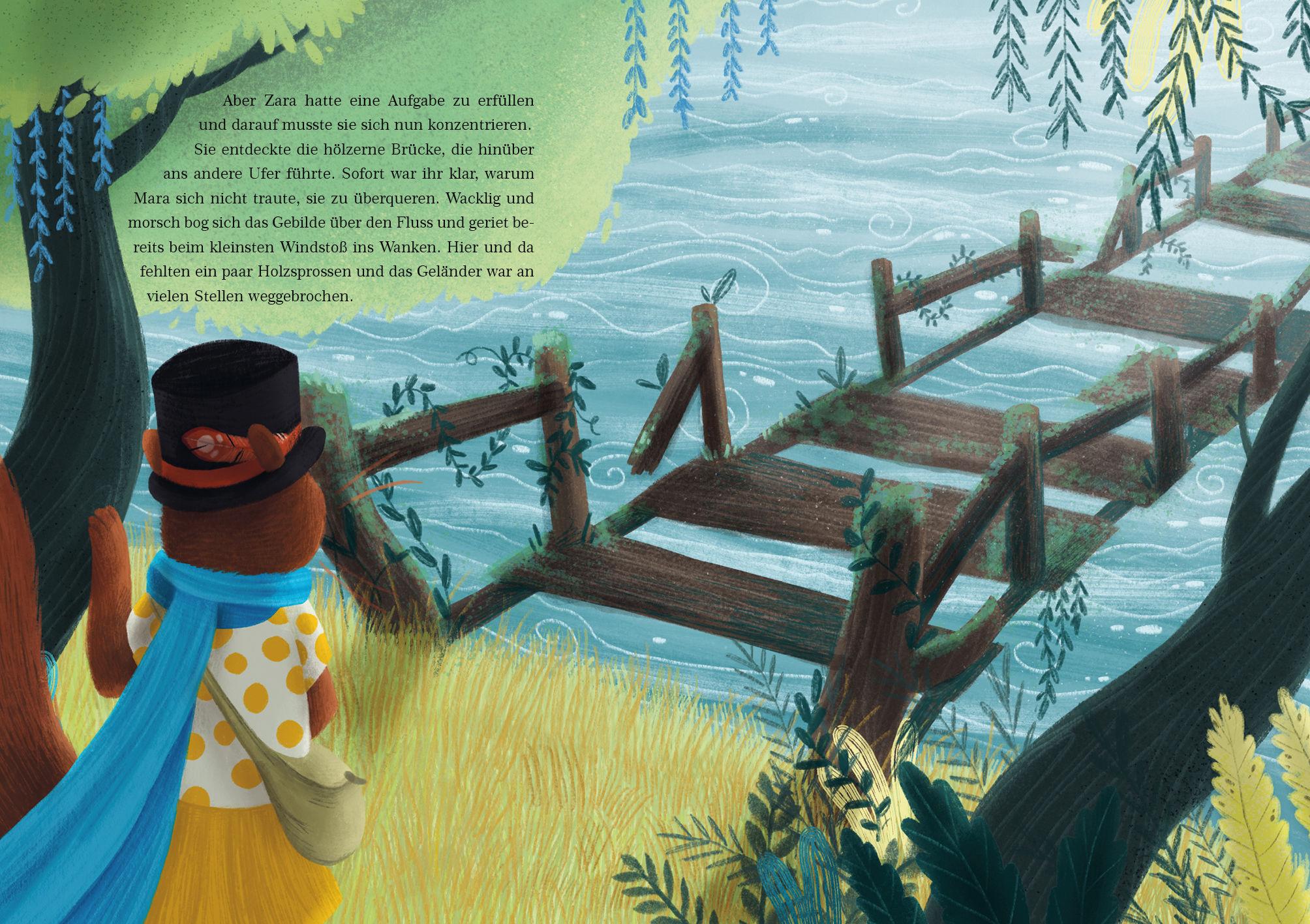 Beispielinhalt (Bild) Zara Zylinder - Die sagenhafte Reise durch das Jemandsland