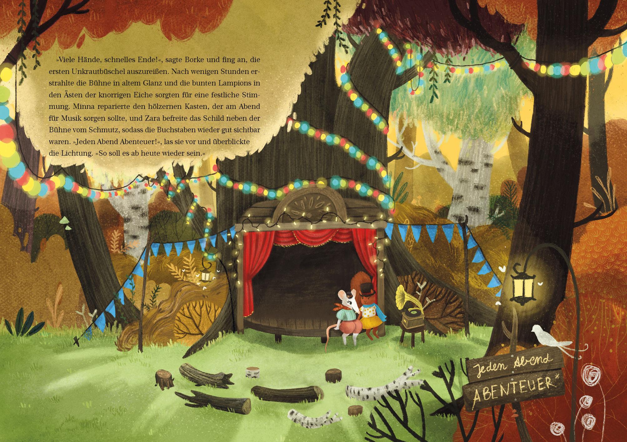 Beispielinhalt (Bild) Zara Zylinder - Die sagenhafte Reise durch das Jemandsland