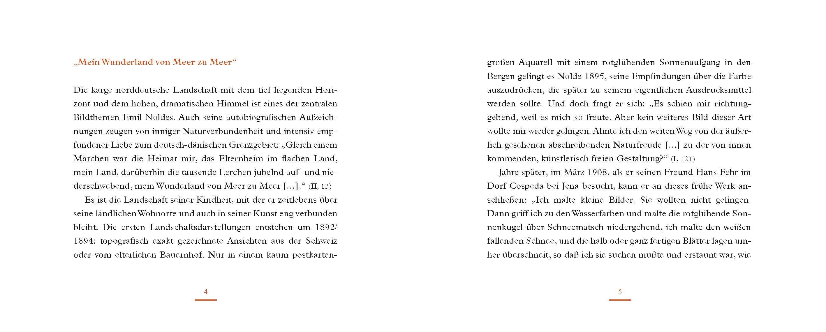 Beispielinhalt (Bild) Emil Nolde