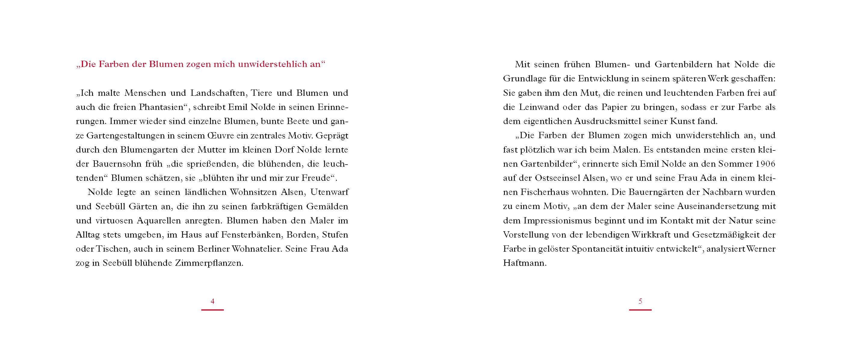 Beispielinhalt (Bild) Emil Nolde