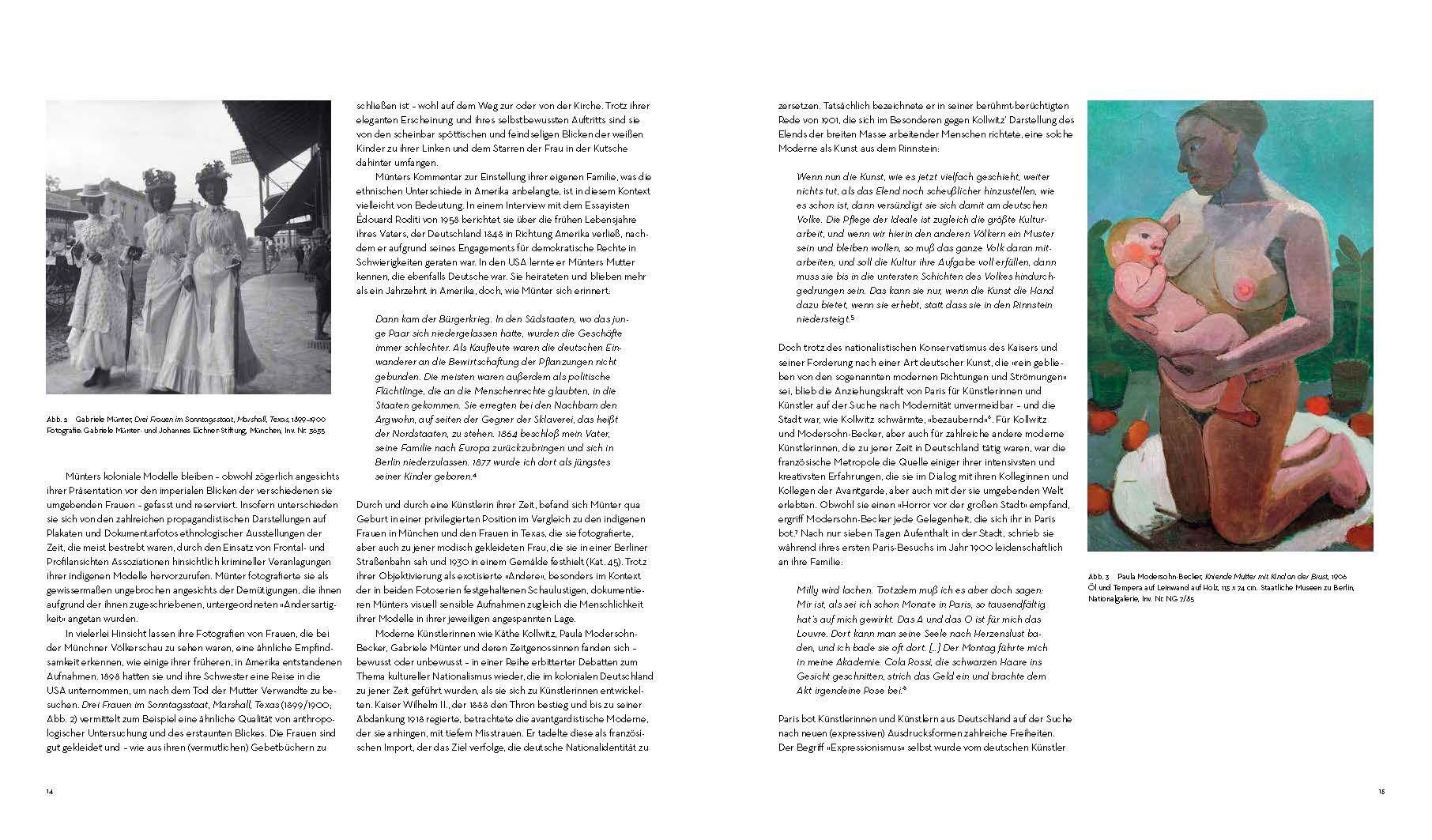 Beispielinhalt (Bild) Pionierinnen der Moderne