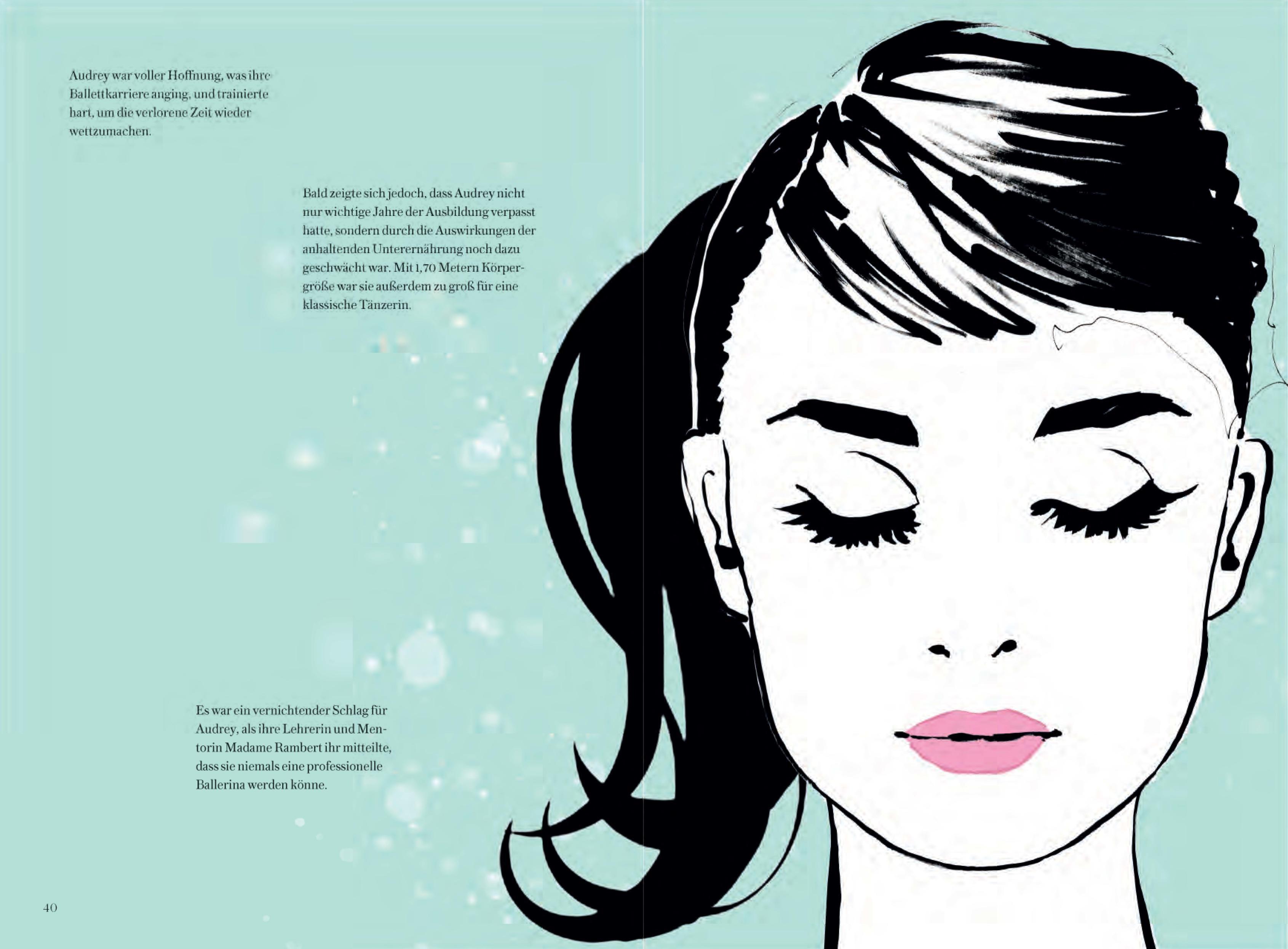 Beispielinhalt (Bild) Audrey Hepburn