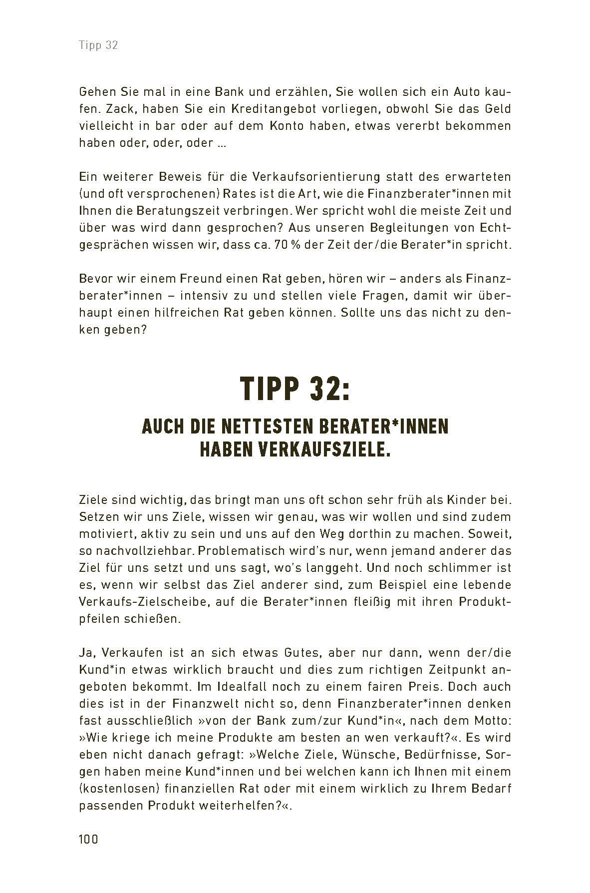 Beispielinhalt (Bild) Rette dein Geld