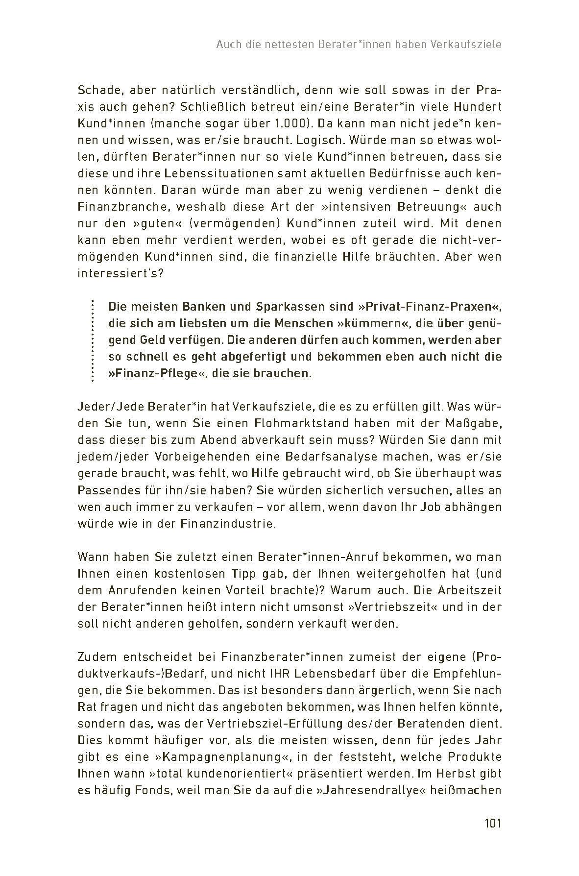 Beispielinhalt (Bild) Rette dein Geld