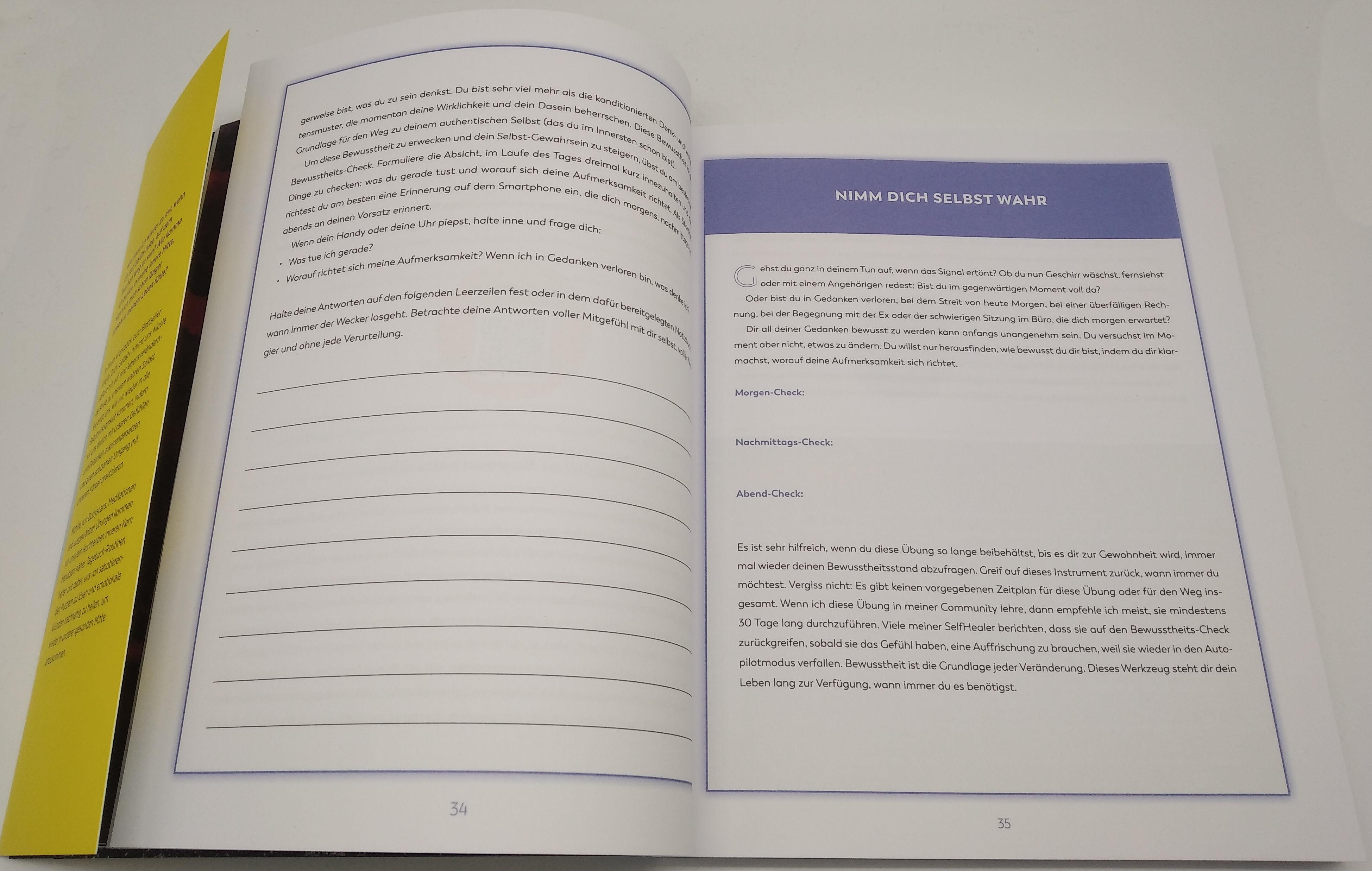 Beispielinhalt (Bild) Erkenne. Dich. Selbst.