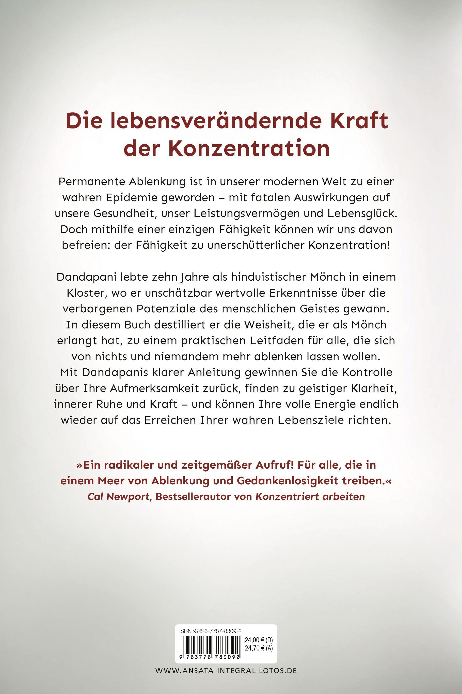 Beispielinhalt (Bild) Fokus. Die Kraft der Konzentration