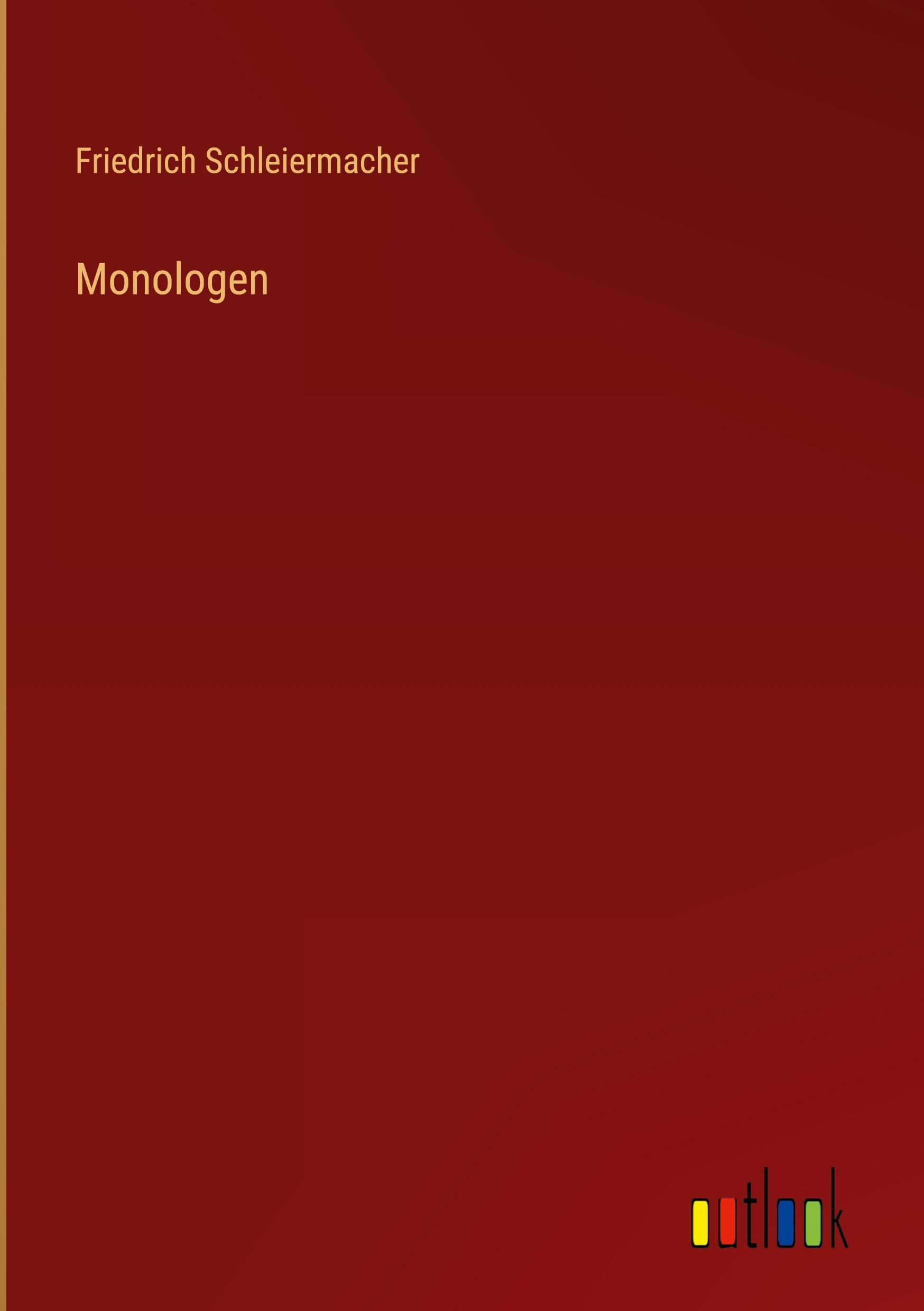 Vorderes Coverbild Monologen