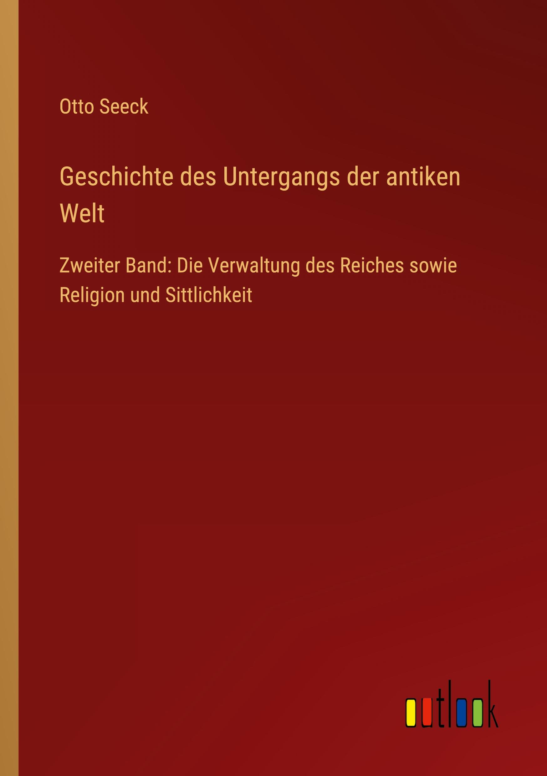 Vorderes Coverbild Geschichte des Untergangs der antiken Welt
