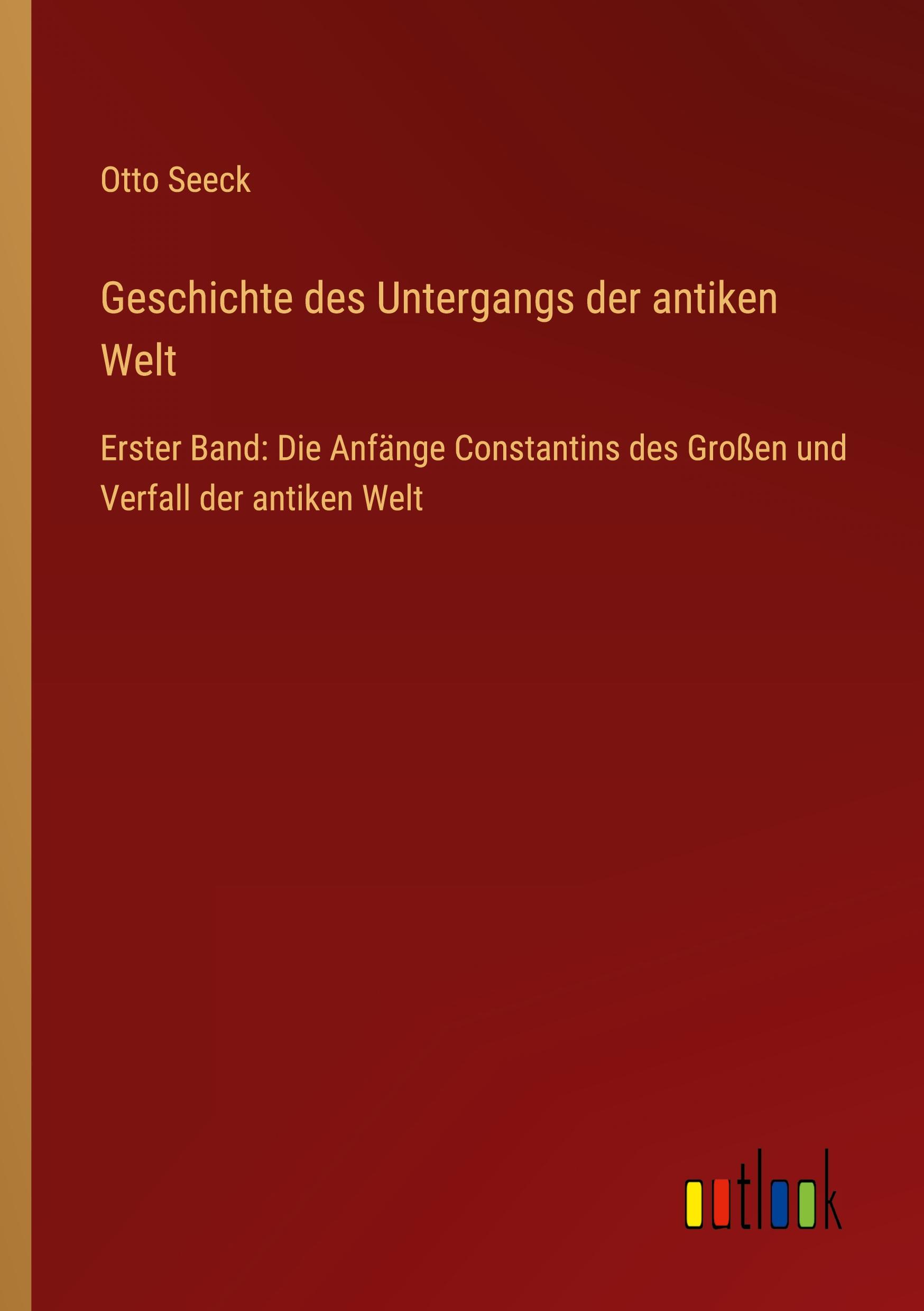 Vorderes Coverbild Geschichte des Untergangs der antiken Welt