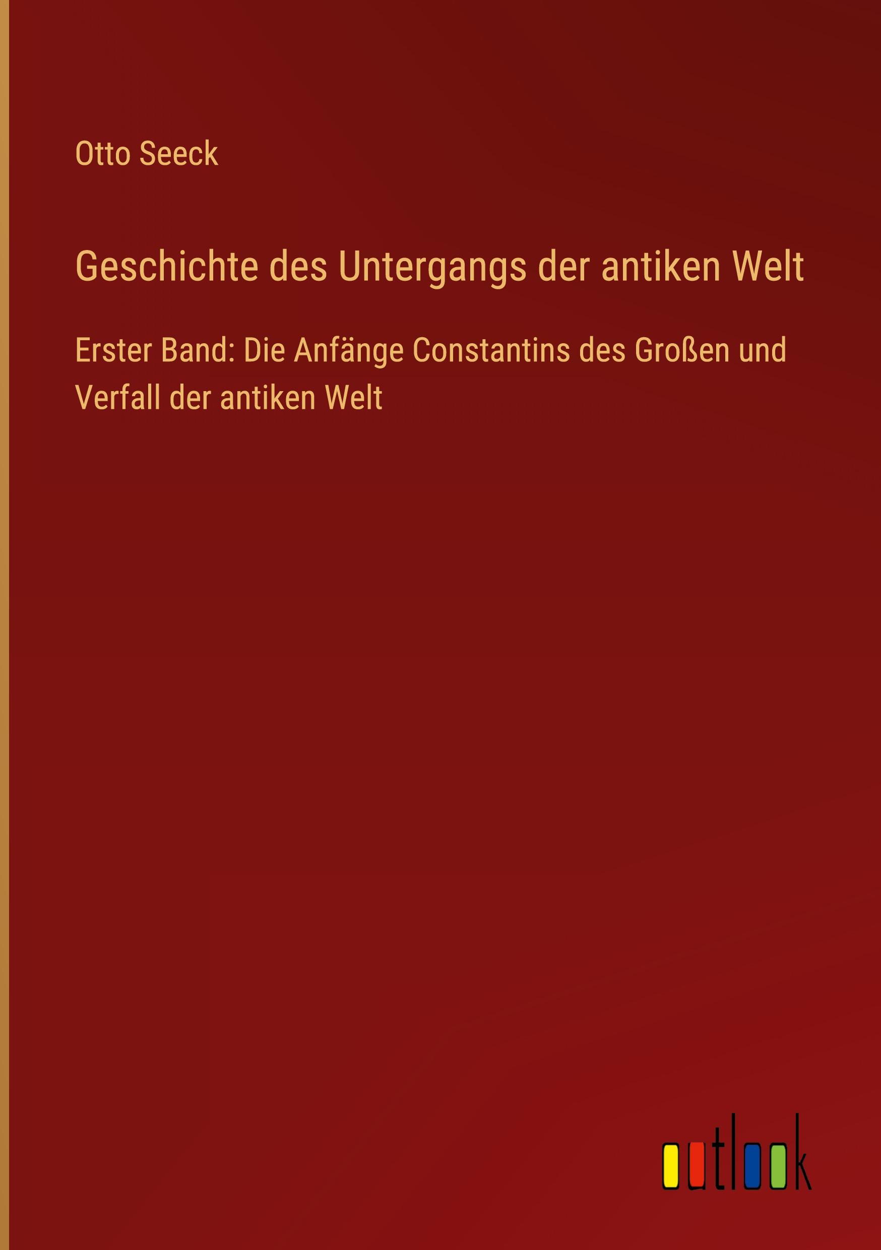 Vorderes Coverbild Geschichte des Untergangs der antiken Welt