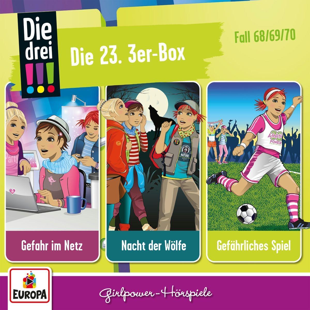 Vorderes Coverbild drei !!! 3er Box - Folgen 68-70