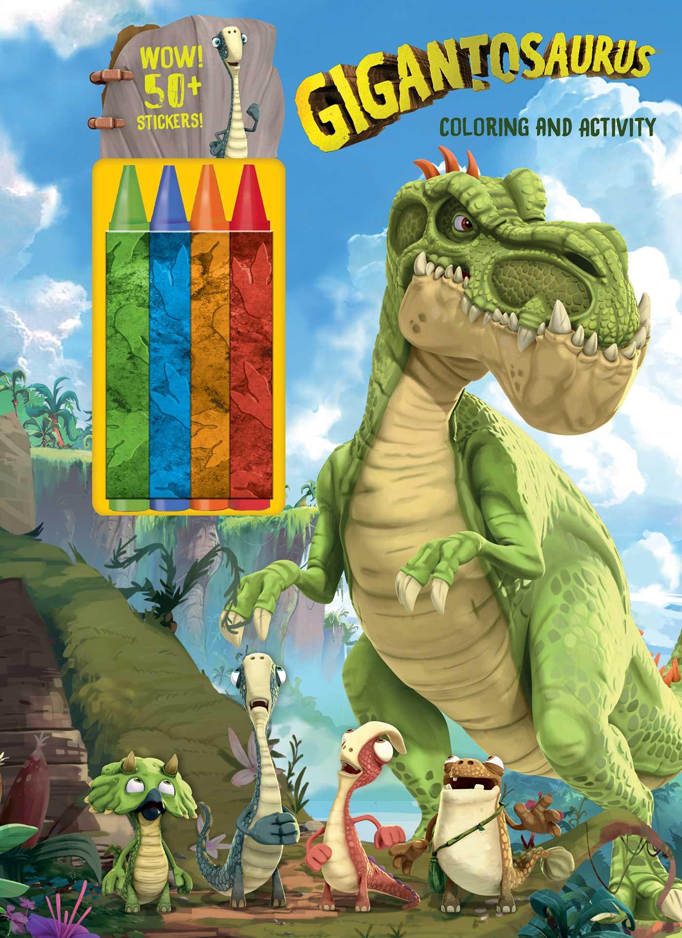 Vorderes Coverbild Gigantosaurus: Coloring and Activity Book with Crayons