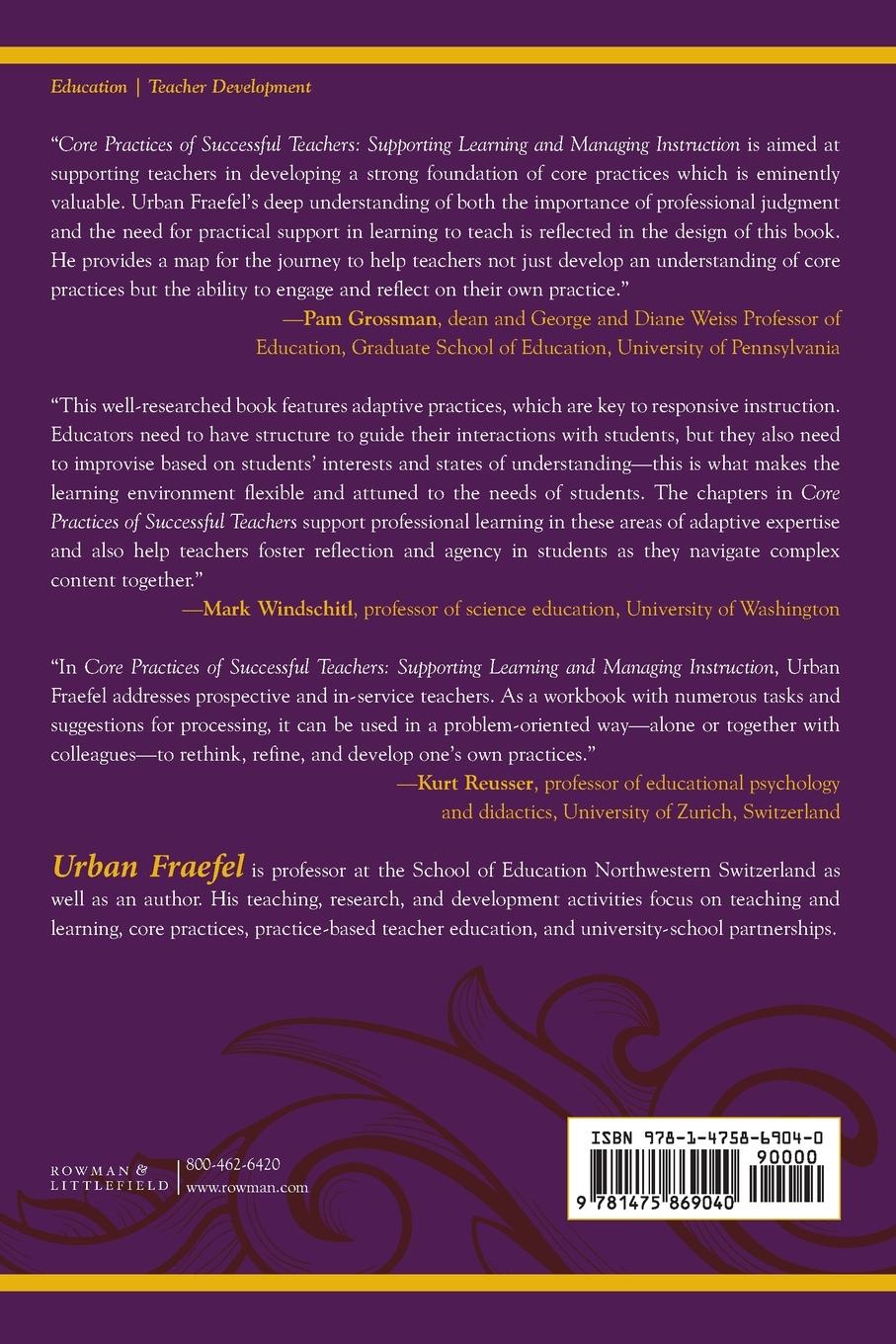 Rückseitencover Core Practices of Successful Teachers