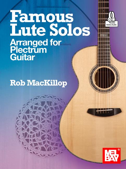 Vorderes Coverbild Famous Lute Solos Arranged for Plectrum Guitar