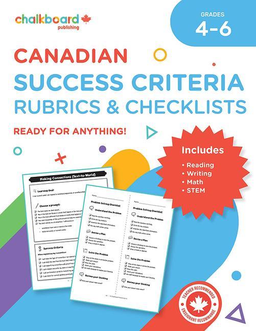 Vorderes Coverbild Success Criteria Rubrics and Checklists Grades 4-6
