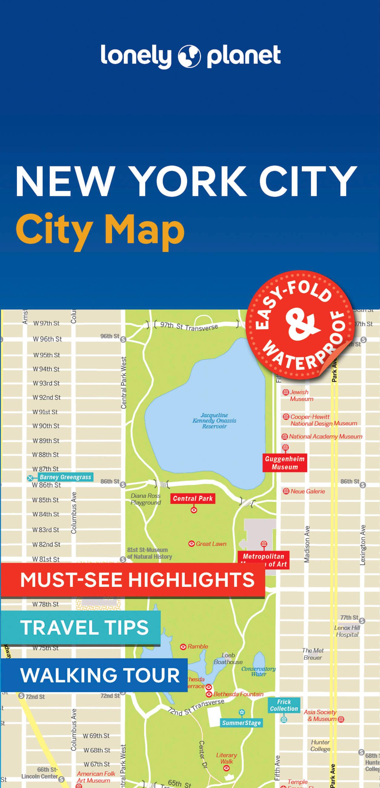 Vorderes Coverbild Lonely Planet New York City Map