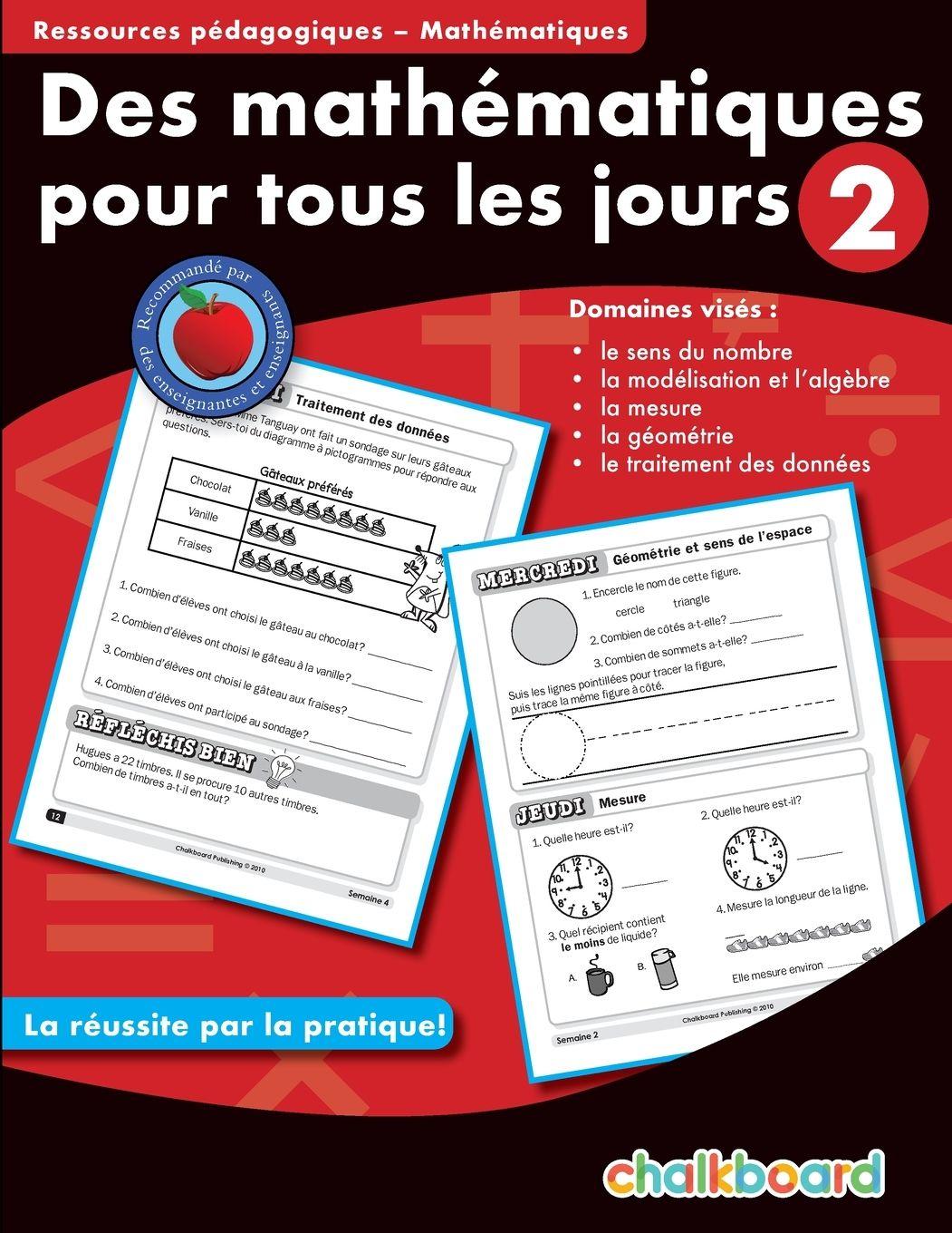 Vorderes Coverbild Des Mathematiques Pour Tous Les Jours 2