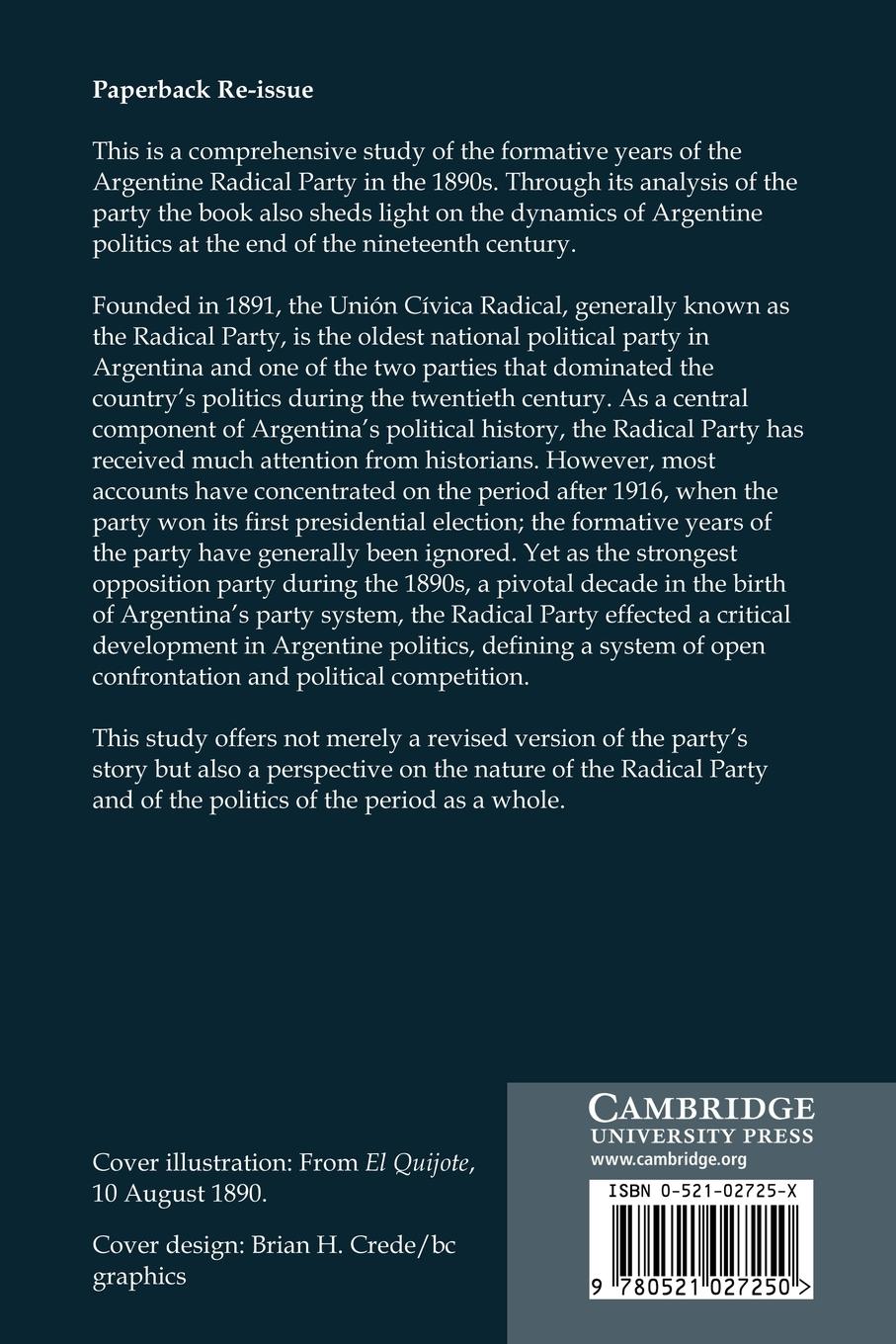 Rückseitencover Between Revolution and the Ballot Box