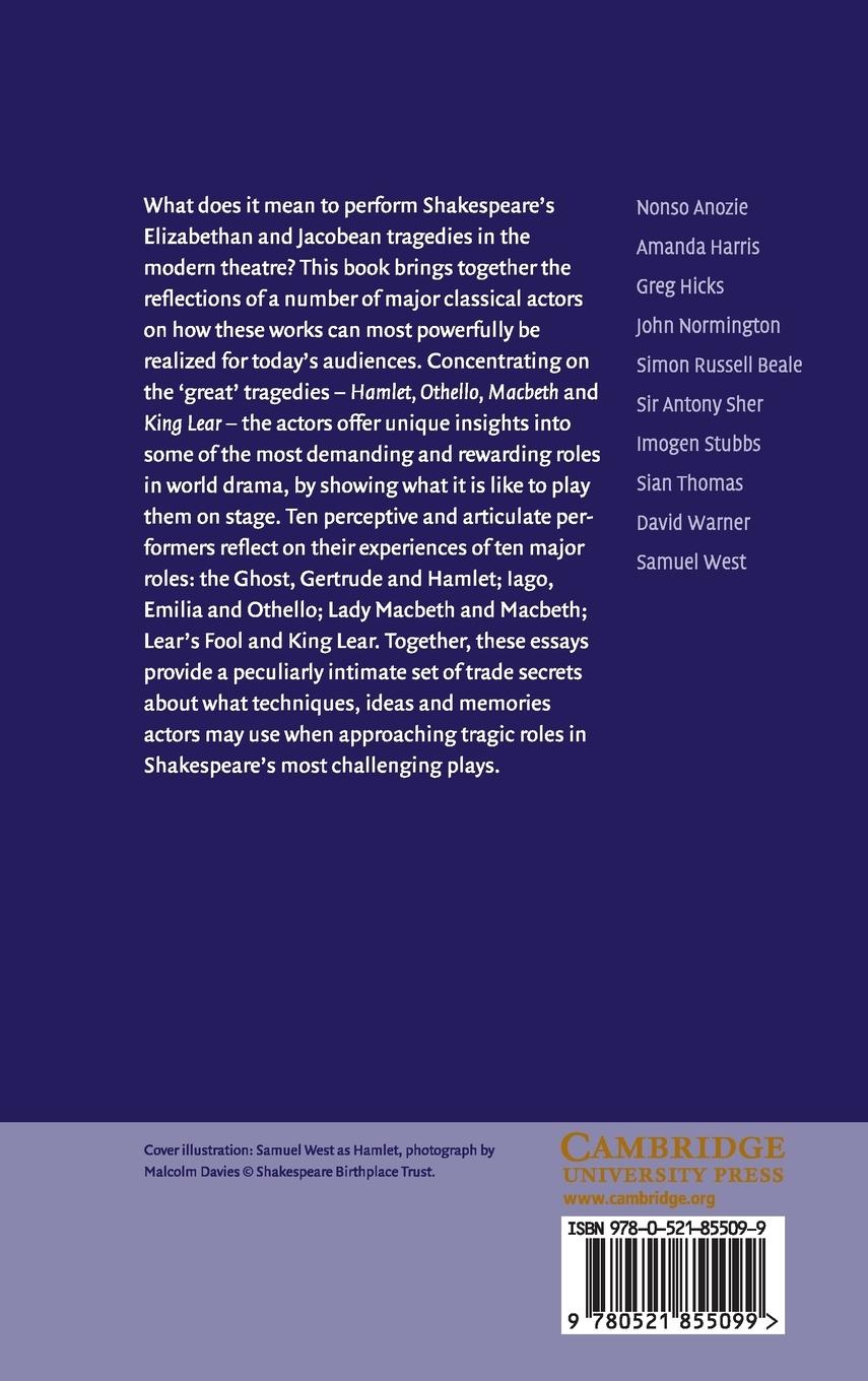 Rückseitencover Performing Shakespeare's Tragedies Today