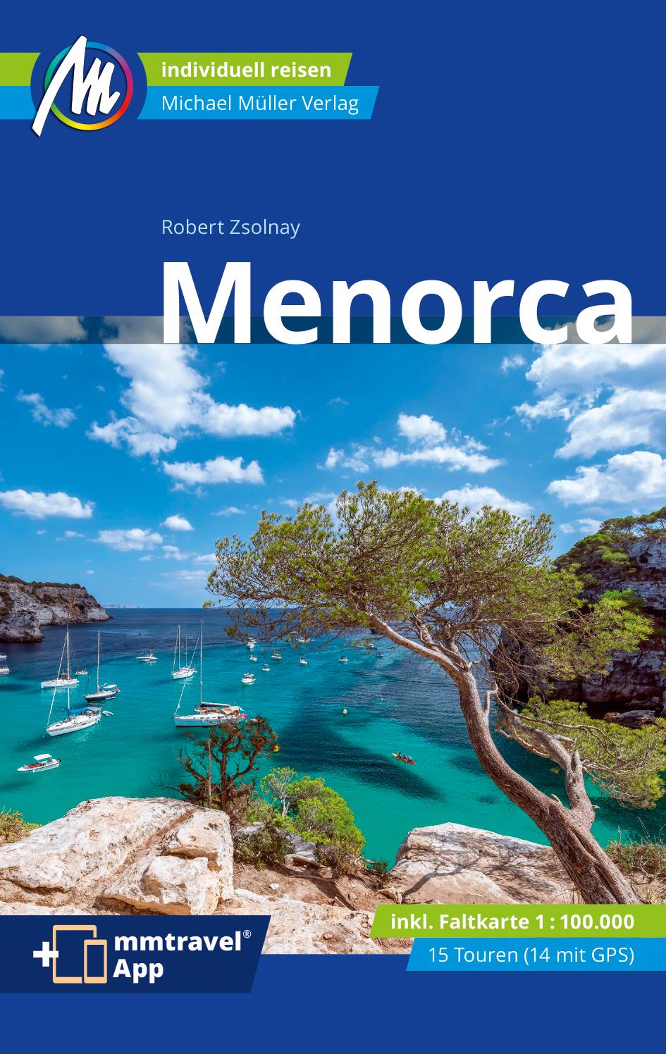 Vorderes Coverbild Menorca Reiseführer Michael Müller Verlag
