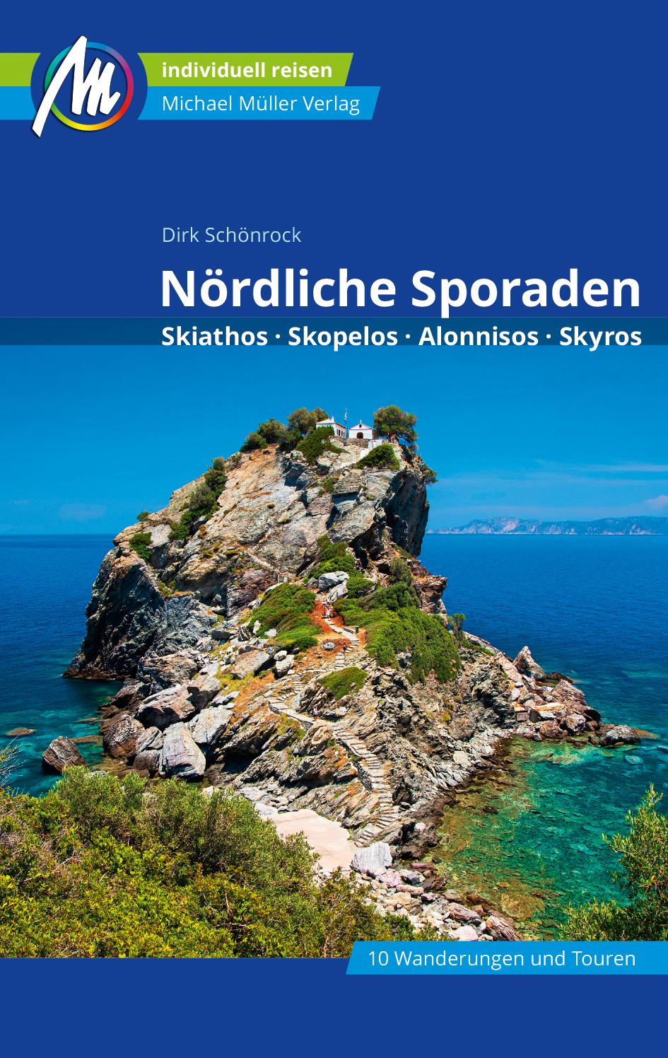 Vorderes Coverbild Nördliche Sporaden Reiseführer Michael Müller Verlag