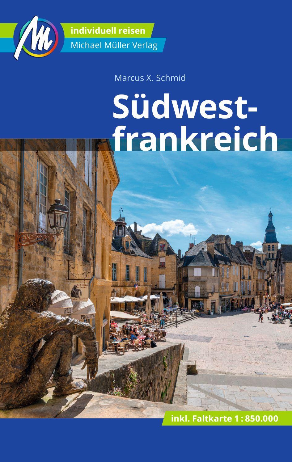 Vorderes Coverbild MICHAEL MÜLLER REISEFÜHRER Südwestfrankreich