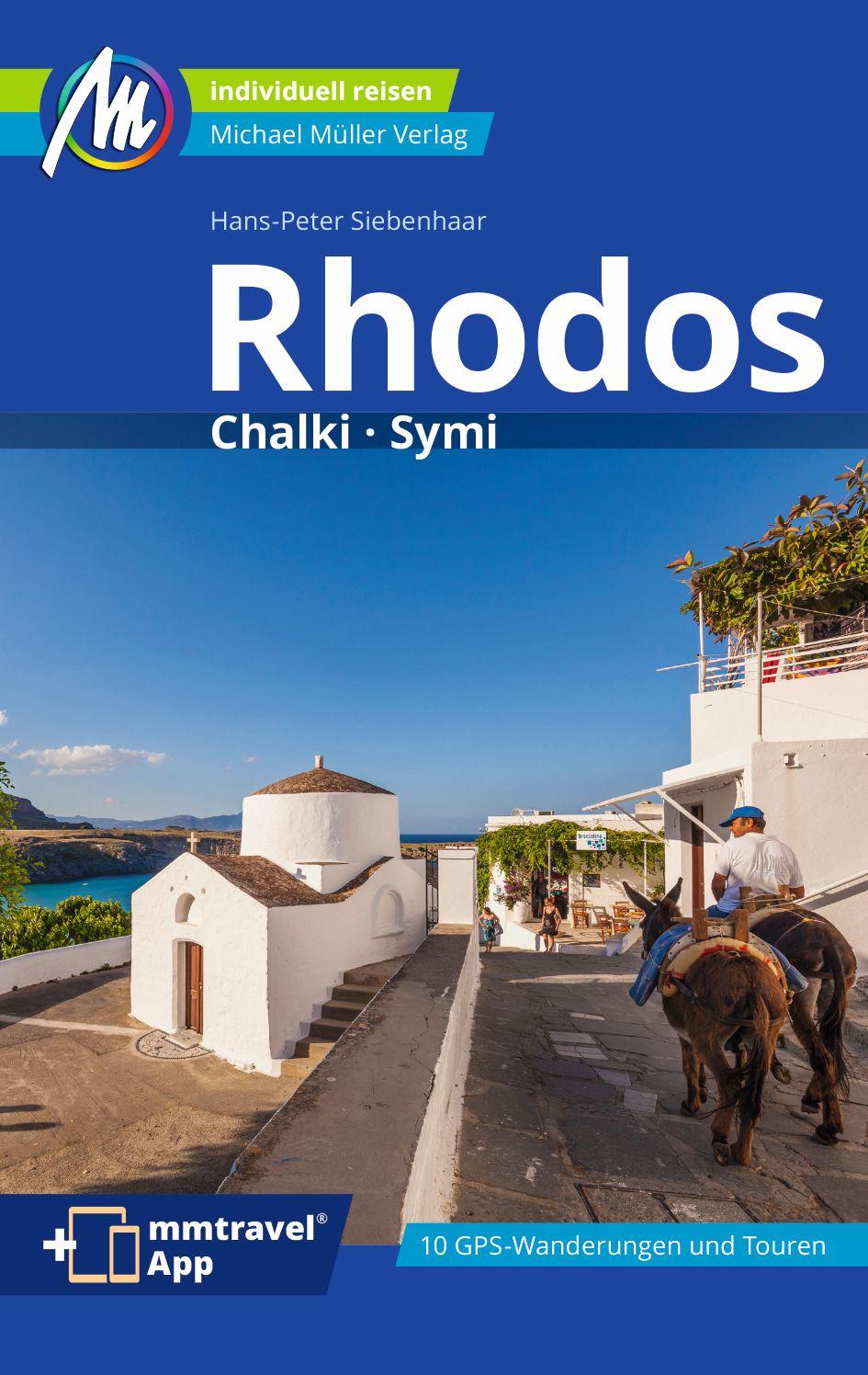 Vorderes Coverbild MICHAEL MÜLLER REISEFÜHRER Rhodos