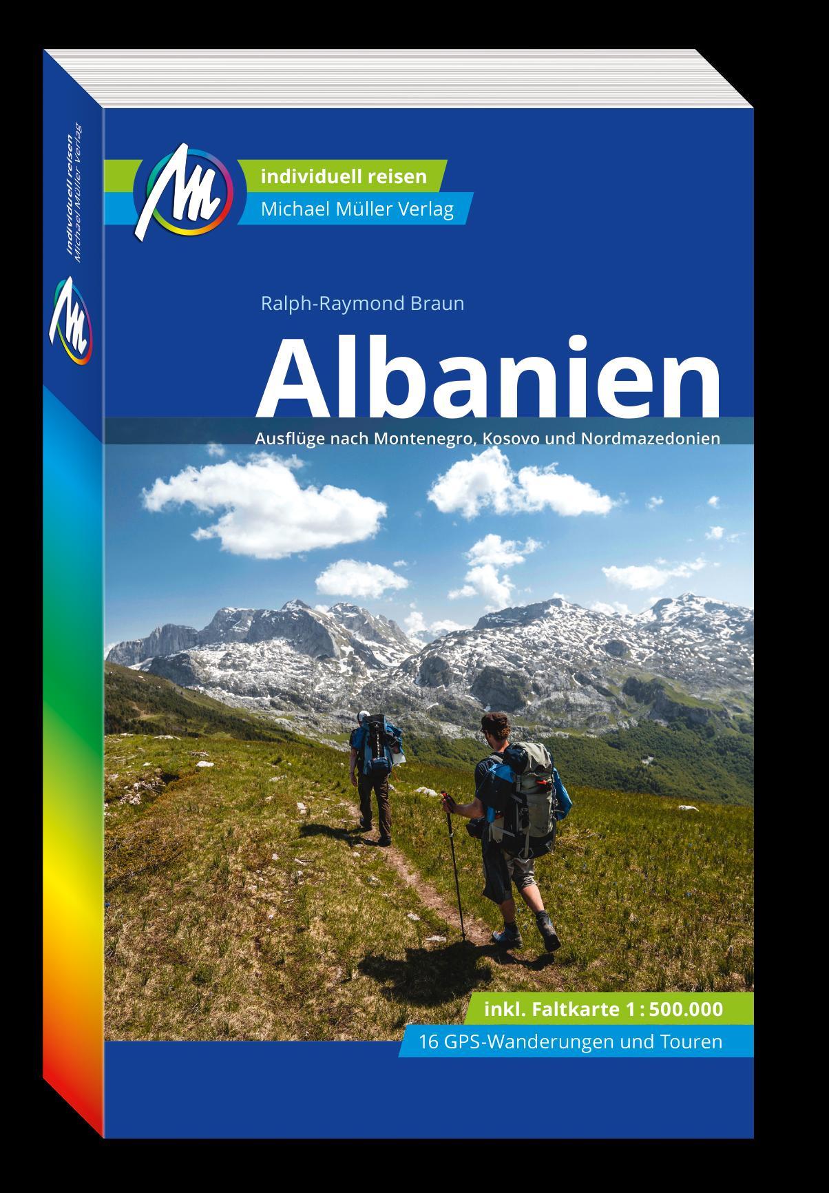 Vorderes Coverbild MICHAEL MÜLLER REISEFÜHRER Albanien