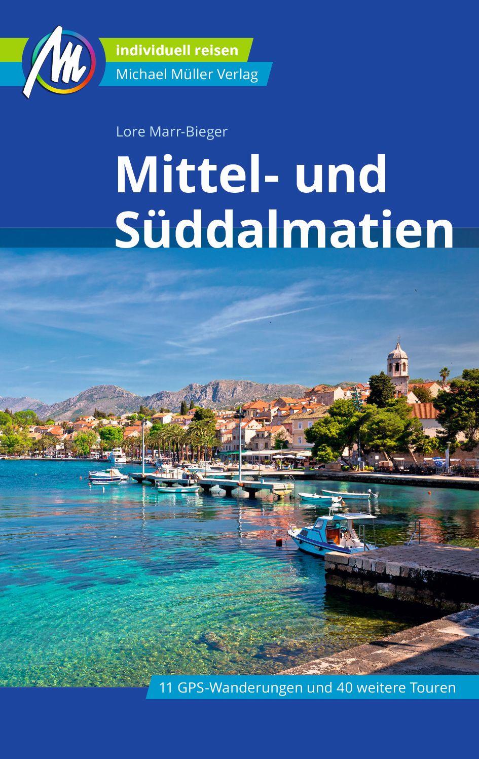 Vorderes Coverbild Mittel- und Süddalmatien Reiseführer Michael Müller Verlag
