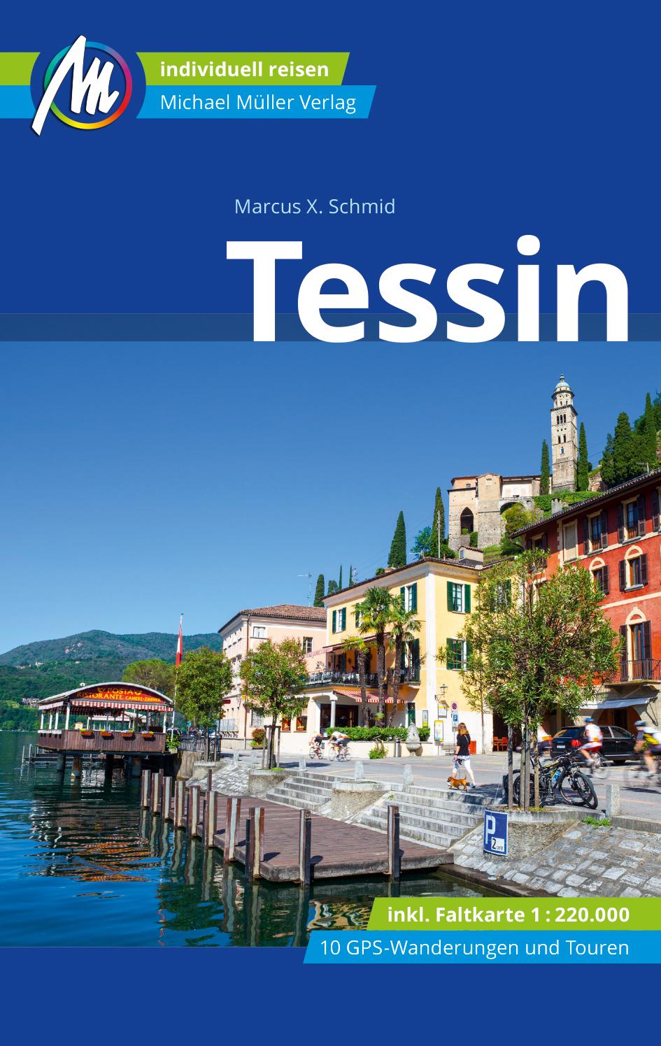 Vorderes Coverbild Tessin Reiseführer Michael Müller Verlag