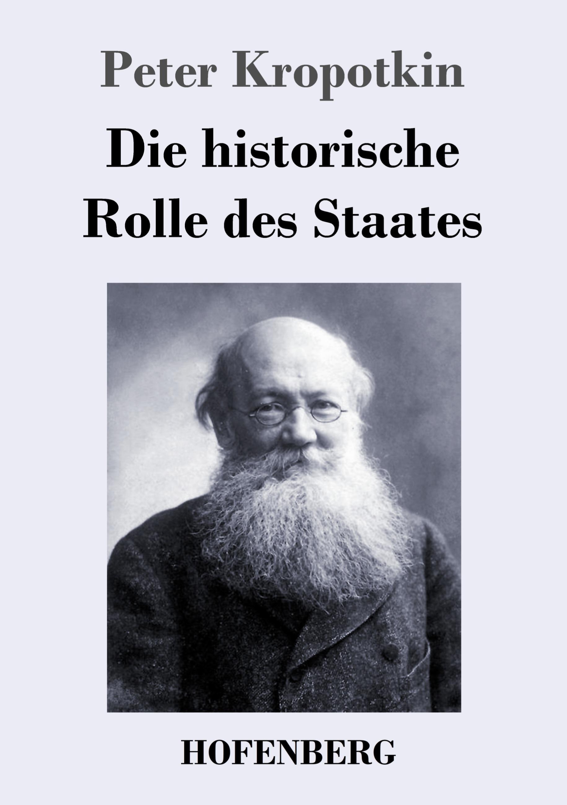 Vorderes Coverbild Die historische Rolle des Staates