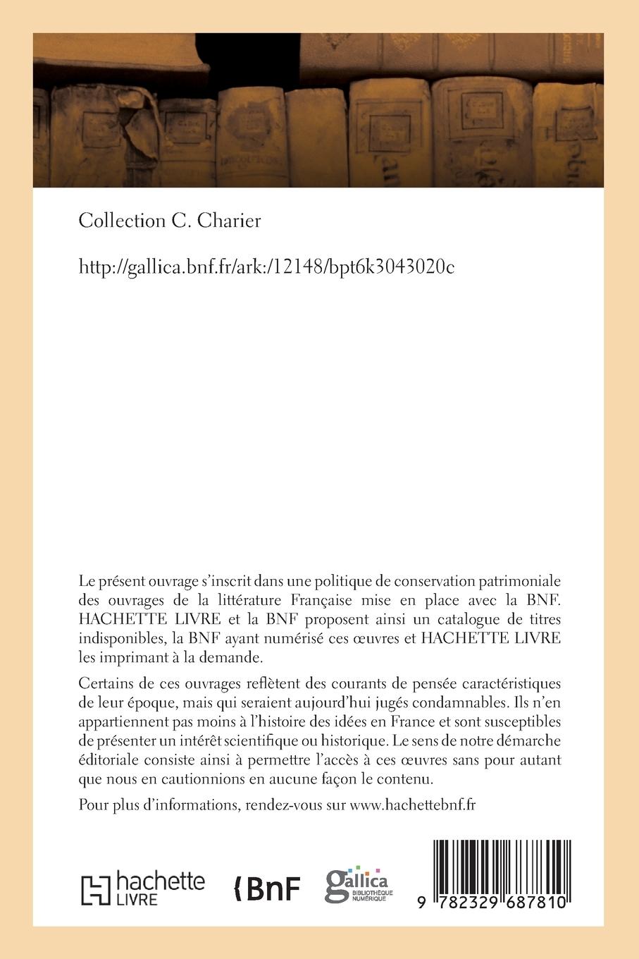 Rückseitencover Collection C. Charier