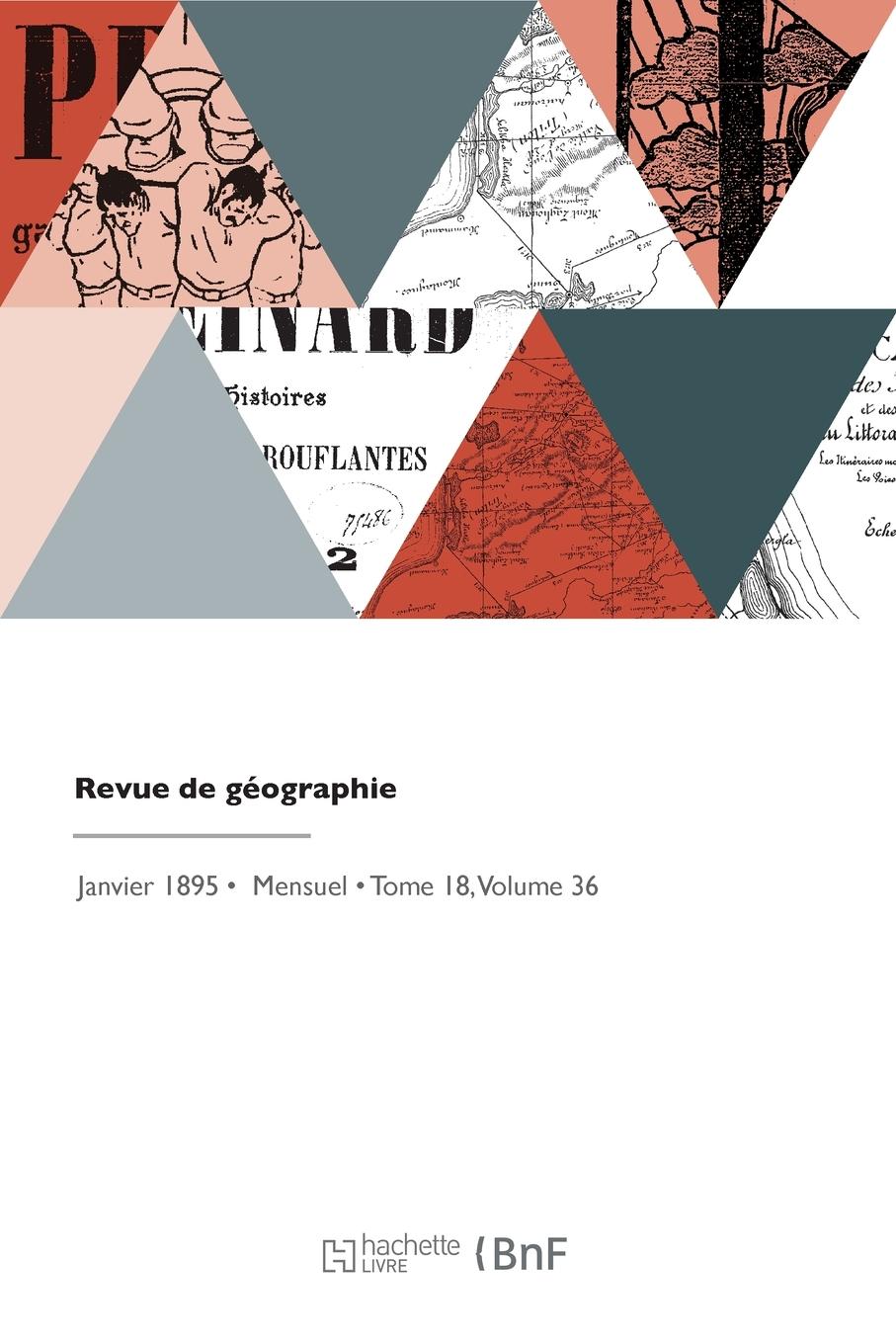 Vorderes Coverbild Revue de géographie