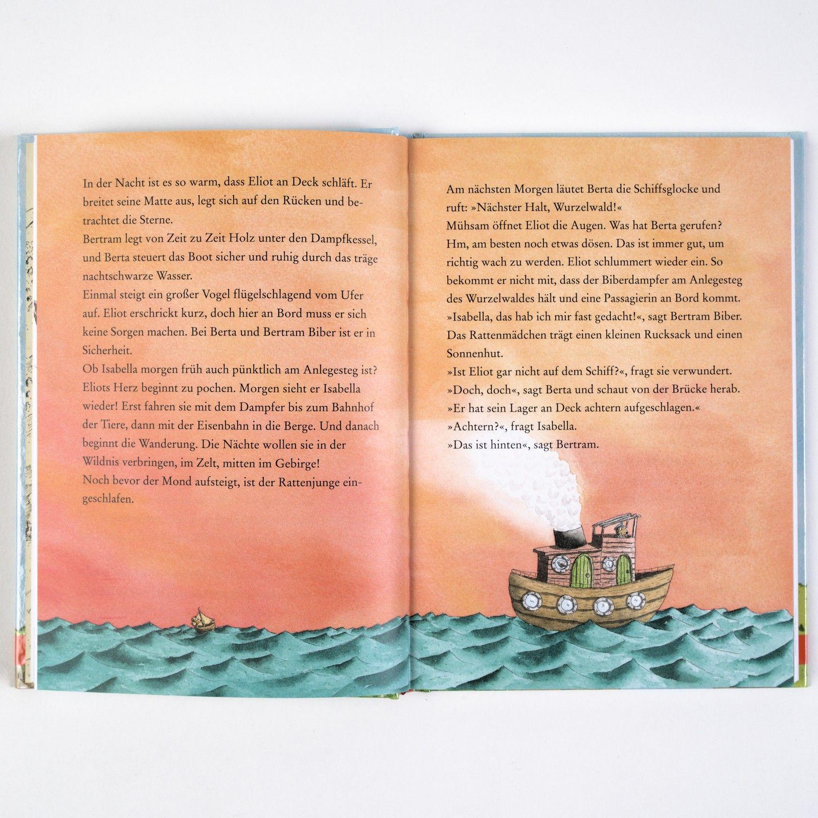 Beispielinhalt (Bild) Eliot und Isabella in den Räuberbergen