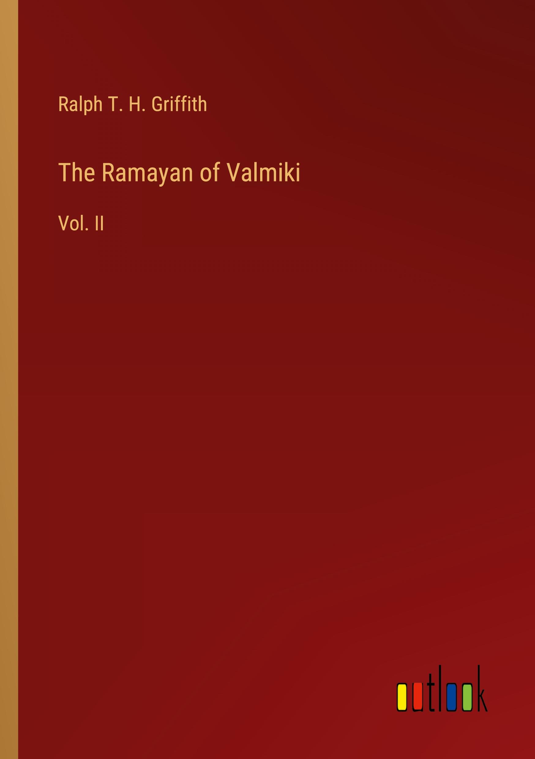 Vorderes Coverbild The Ramayan of Valmiki