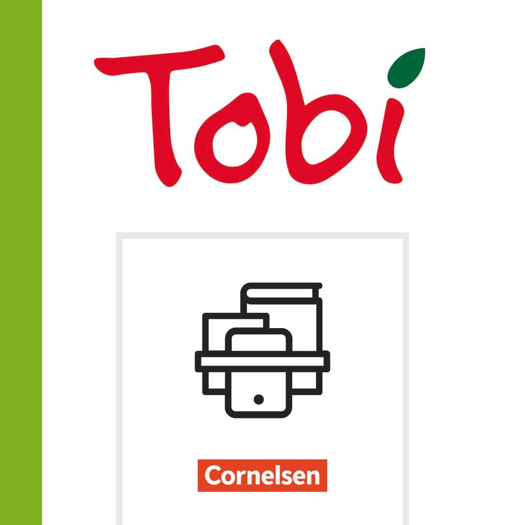 Vorderes Coverbild Tobi - Arbeitsheft in Druckschrift - Teil A und B im Paket
