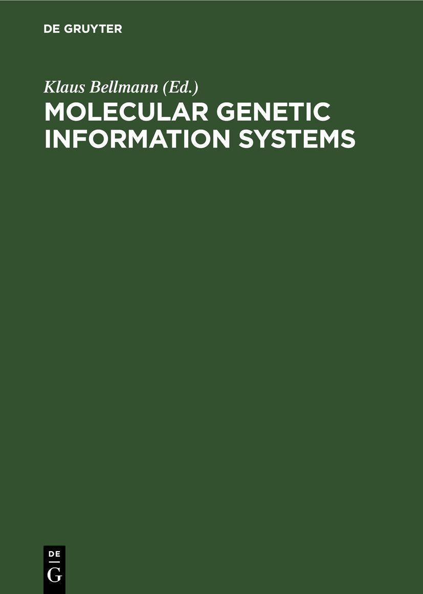 Vorderes Coverbild Molecular Genetic Information Systems