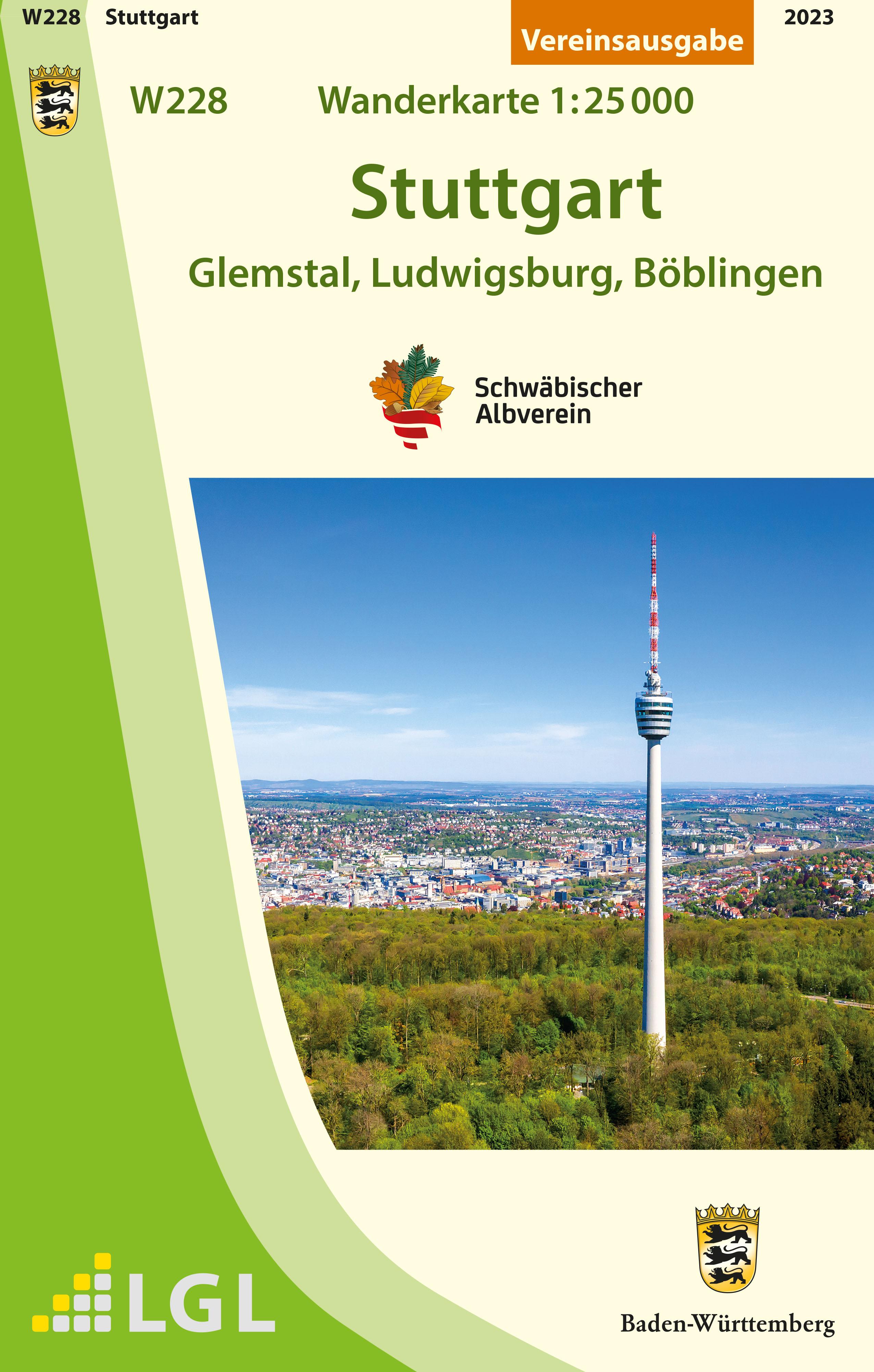 Vorderes Coverbild W228 Stuttgart - Glemstal, Ludwigsburg, Böblingen