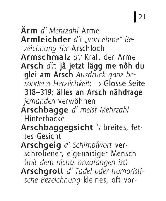 Beispielinhalt (Bild) Langenscheidt Lilliput Schwäbisch