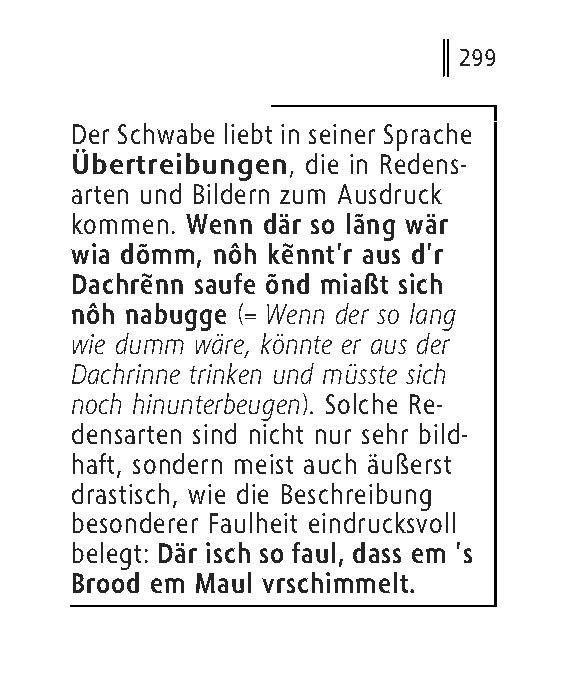 Beispielinhalt (Bild) Langenscheidt Lilliput Schwäbisch