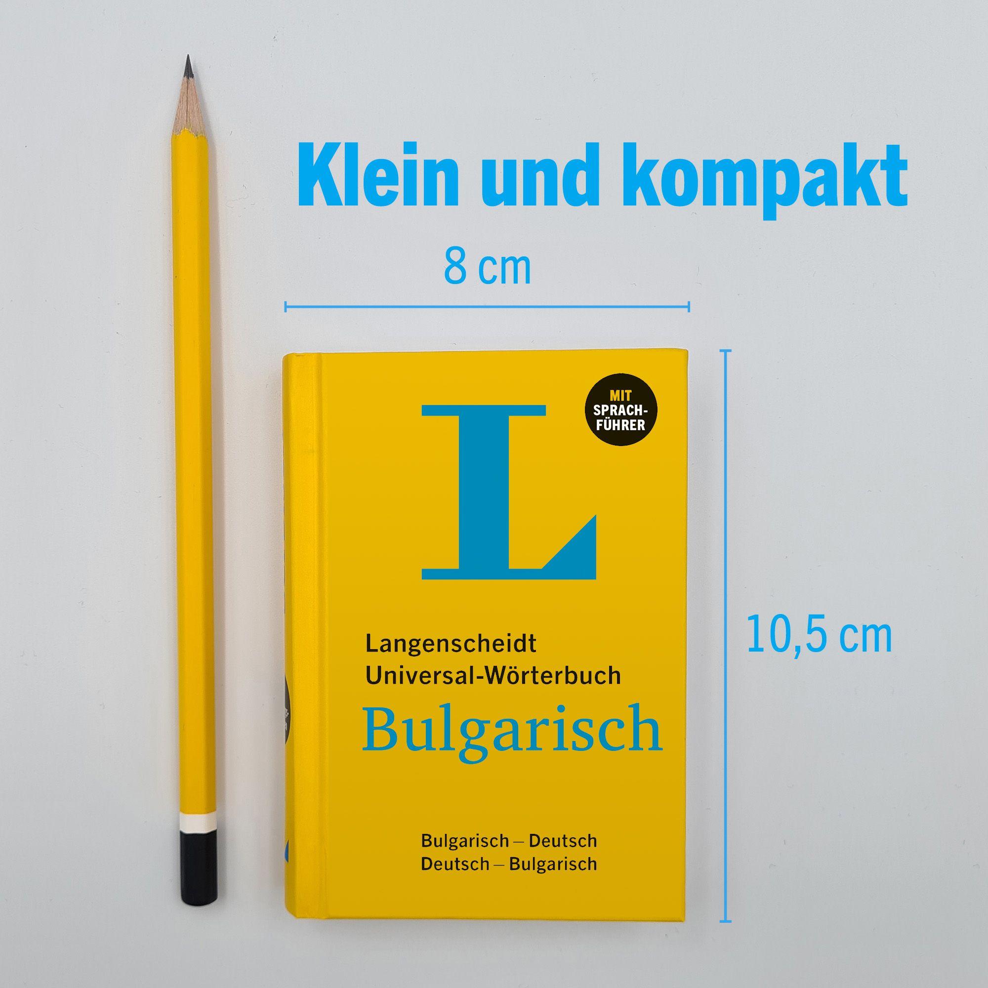 Beispielinhalt (Bild) Langenscheidt Universal-Wörterbuch Bulgarisch