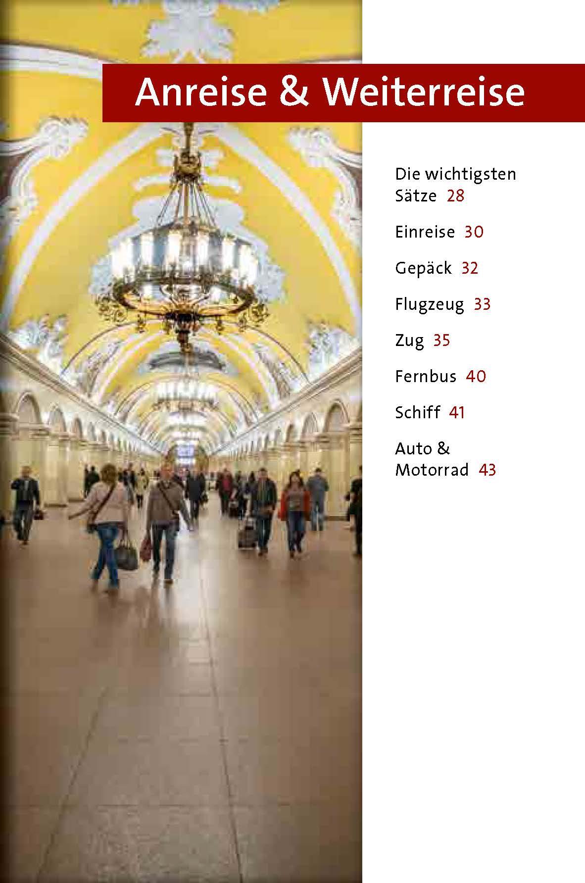 Beispielinhalt (Bild) Langenscheidt Sprachführer Russisch