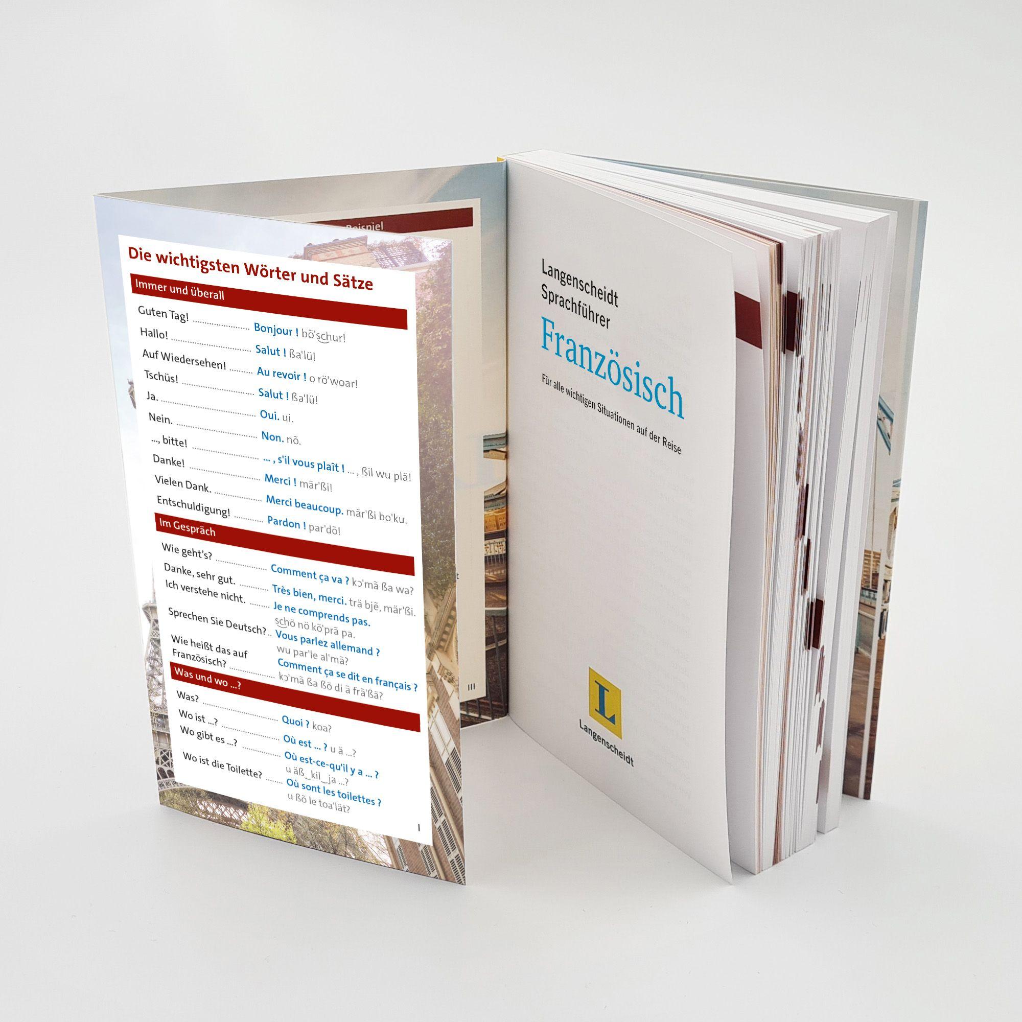 Beispielinhalt (Bild) Langenscheidt Sprachführer Französisch