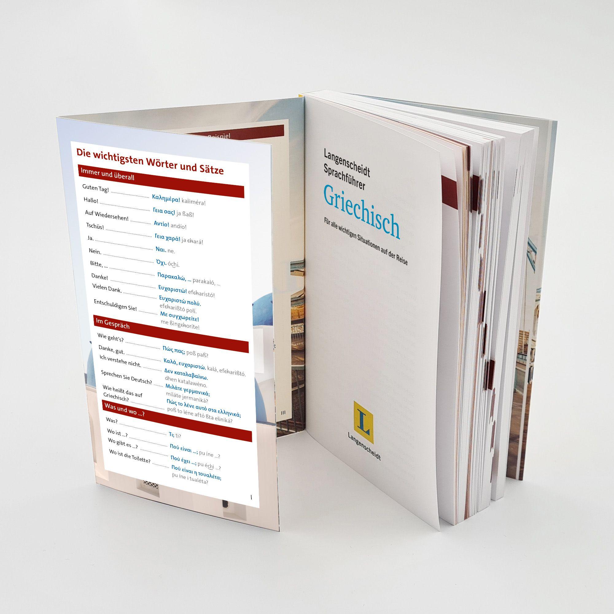 Beispielinhalt (Bild) Langenscheidt Sprachführer Griechisch