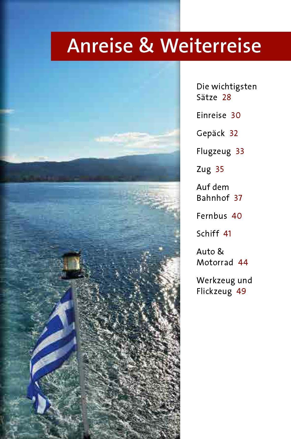 Beispielinhalt (Bild) Langenscheidt Sprachführer Griechisch