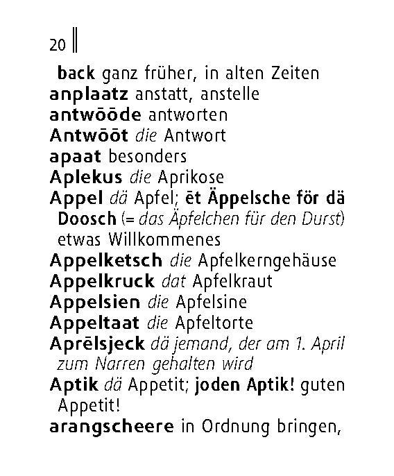 Beispielinhalt (Bild) Langenscheidt Lilliput Kölsch