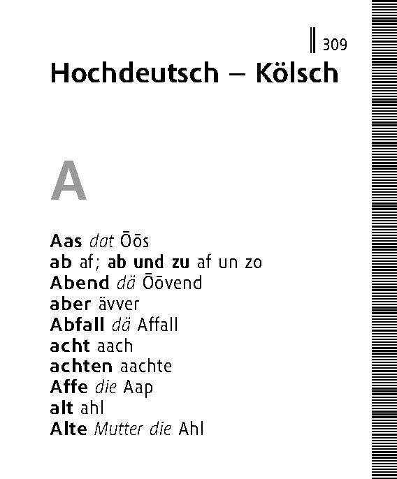 Beispielinhalt (Bild) Langenscheidt Lilliput Kölsch