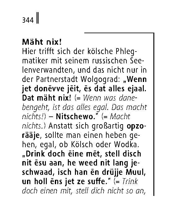 Beispielinhalt (Bild) Langenscheidt Lilliput Kölsch