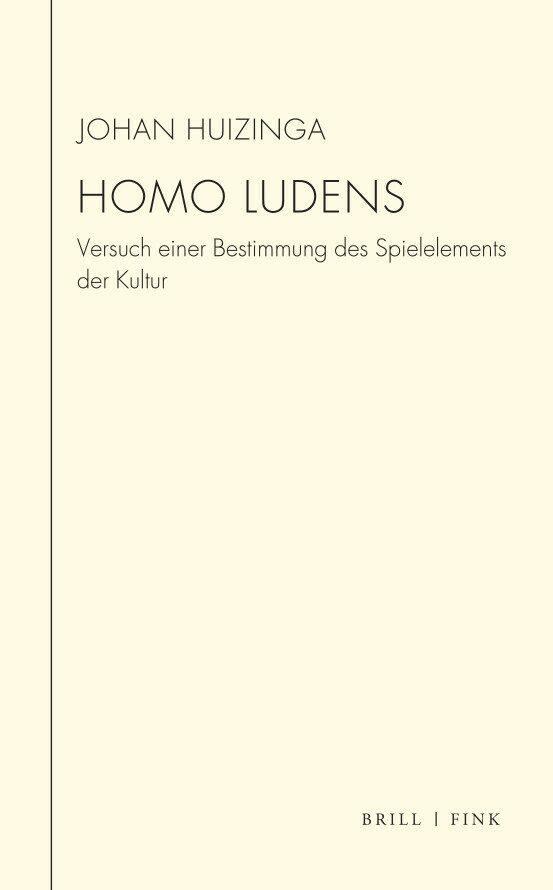Vorderes Coverbild Homo Ludens