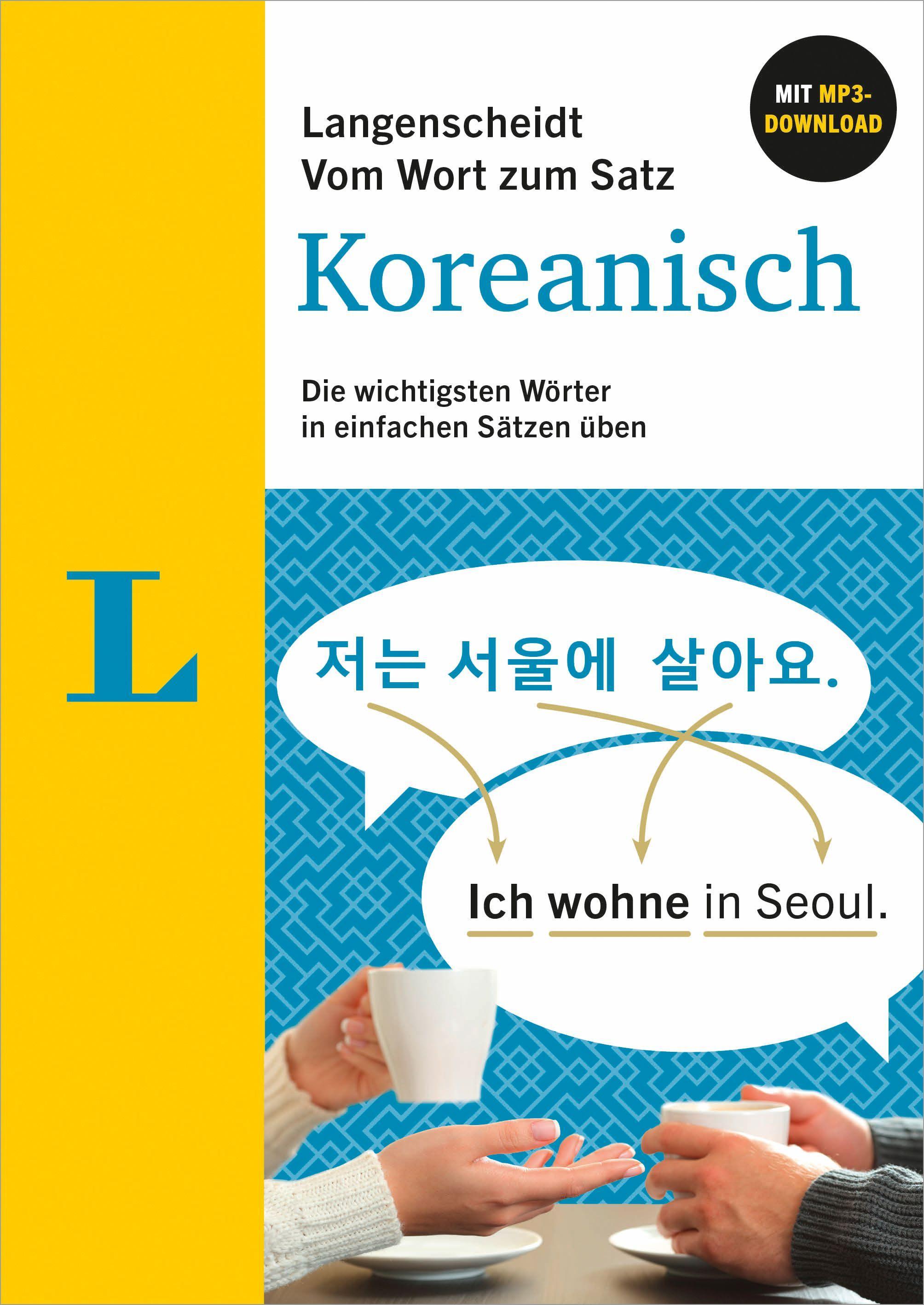 Vorderes Coverbild Langenscheidt Vom Wort zum Satz Koreanisch